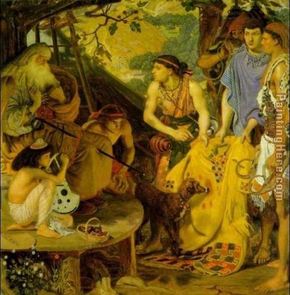 The Coat of Many Colors painting - Ford Madox Brown The Coat of Many Colors art painting